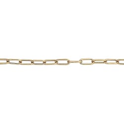 Gold Paper Clip Chain Bracelet - 2