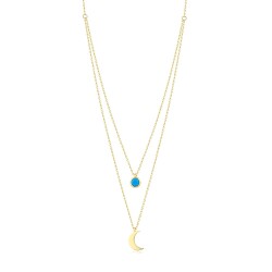 Gold Moon Necklace - 1