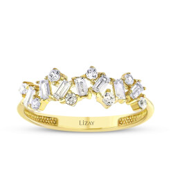 Gold Baguette Ring - 1