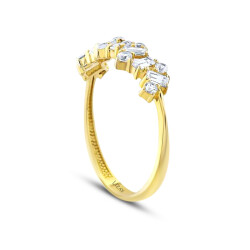 Gold Baguette Ring - 2