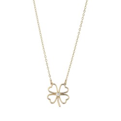 Gold Clover Necklace - 2