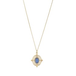 Gold Color Stone Necklace - 2