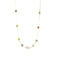 Gold Color Stone Necklace - 2