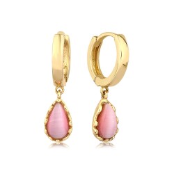 Gold Drop Earrings - 1