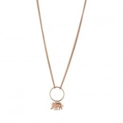 Gold Elephant Necklace - 2