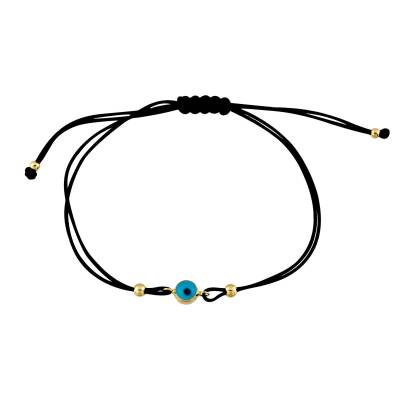 Gold Evil Eye Beaded Rope Bracelet | Lizay B254936