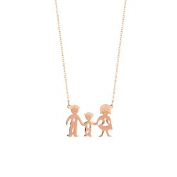 Gold Family Necklace - 2