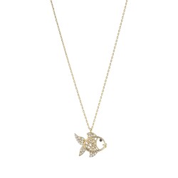 Gold Fish Necklace - 2