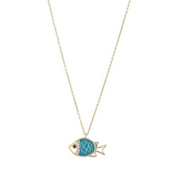 Gold Fish Necklace - 2