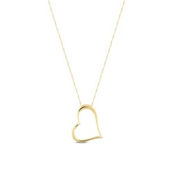 Gold Heart Necklace - 1