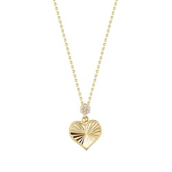 Gold Heart Necklace - 1