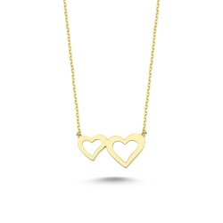 Gold Heart Necklace - 1