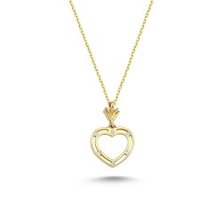 Gold Heart Necklace - 1