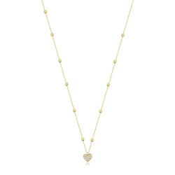 Gold Heart Necklace - 1