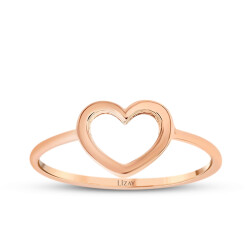 Gold Heart Ring - 1