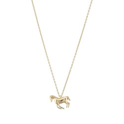 Gold Horse Necklace - 2