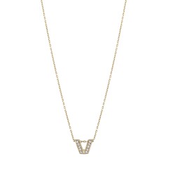 Gold Letter Necklace - 2