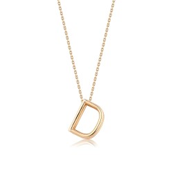 Gold Letter Necklace - 1