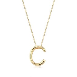 Gold Letter Necklace - 4