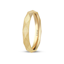 Gold Modern Classic Men's Wedding Ring - 2