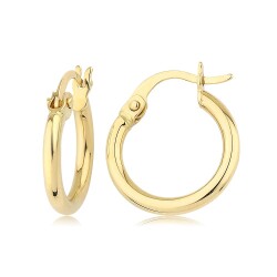 Gold Hoop Earrings - 1