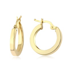 Gold Hoop Earrings - 1