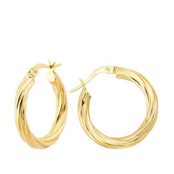 Gold Hoop Earrings - 1