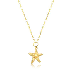 Gold Starfish Necklace - 1