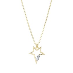 Gold Star Necklace - 1