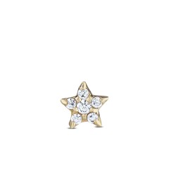 Gold Star Small Tragus Earrings - 1