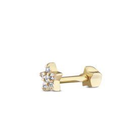 Gold Star Small Tragus Earrings - 2