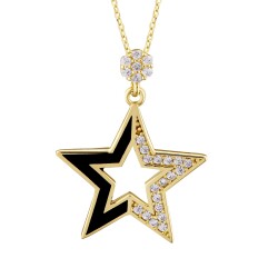 Gold Star Trend Necklace - 1