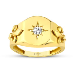 Gold Star Trend Ring - 1