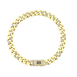 Gold Stone Gourmet Bracelet 