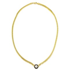 Gold Stone Necklace - 1