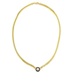 Gold Stone Necklace 
