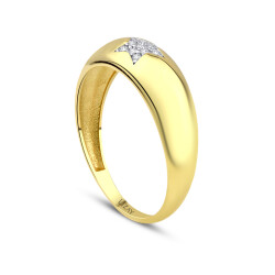 Gold Stone Star Ring - 2