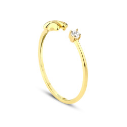 Gold Stone Trend Ring - 2