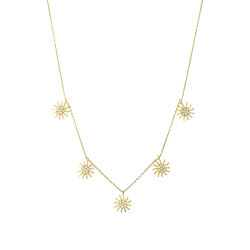 Gold Sun Necklace - 1