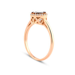 Gold Solitaire Fantasy Ring - 2