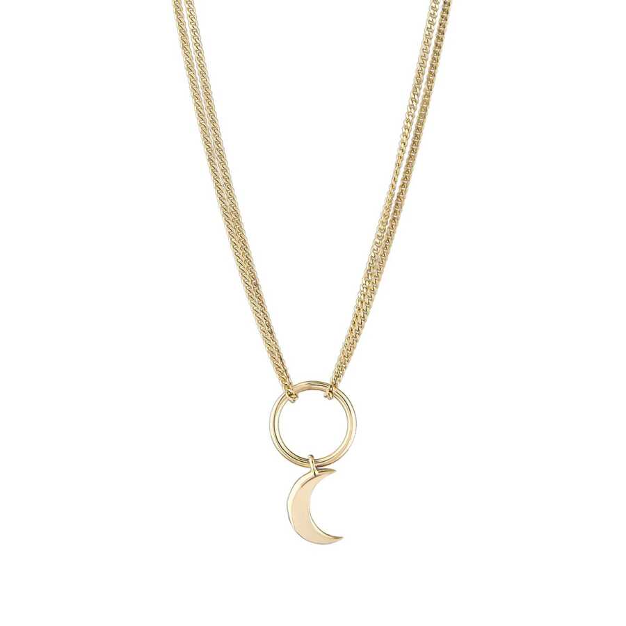 Crescent on sale moon choker